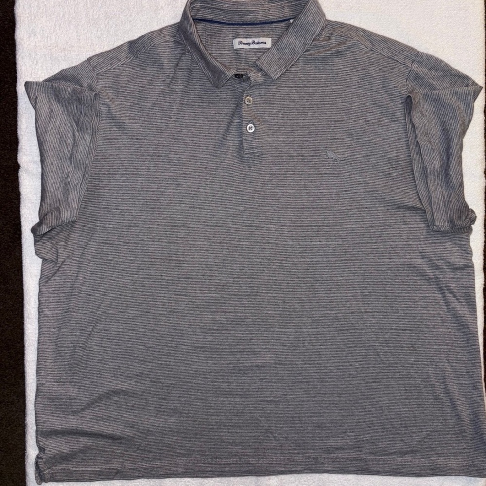 Tommy Bahama Men’s Charcoal Polo
